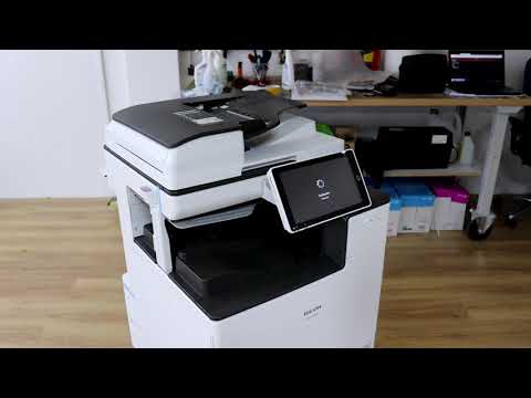 Ricoh IMC3000 all in one wireless printer review (unboxing setup and print quality test)
