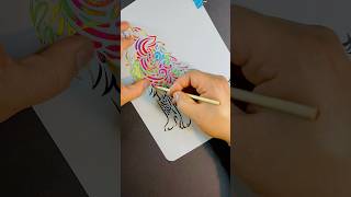 How to DRAW a WOLF Easy Step by Step ✍️🎨#wolf #art #music #teslacoilpower