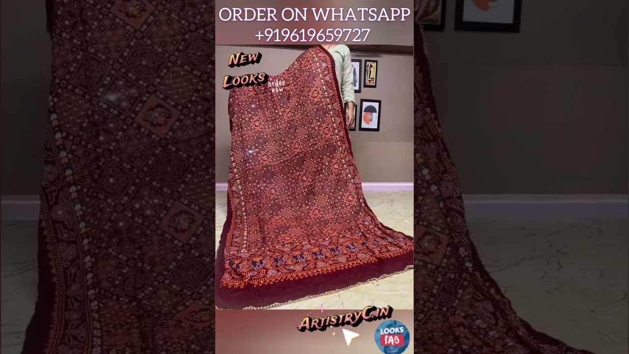 Shop Darbari Dupatta under 1k? Semi Gajji Silk for a Janhvi Kapoor look! WhatsApp +919619659727