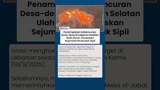 Israel Hantam Desa-Desa di Lebanon Selatan Lewat Serangan Udara, Alibi Targetkan Hizbullah