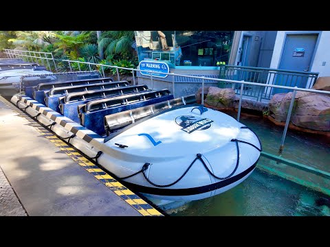 Jurassic World The Ride at Universal Studios Hollywood | 4K POV 60FPS