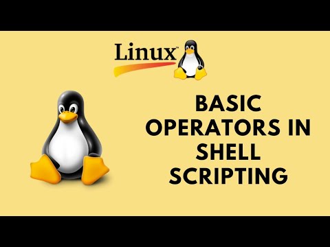 Basic Operators In Shell Scripting