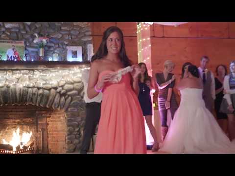 Best Bouquet & Garter Toss Ever!