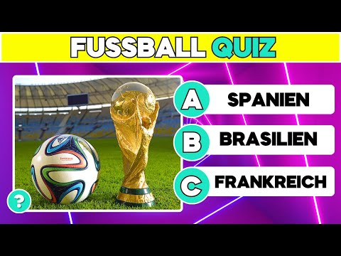 SCHAFFST du dieses Allgemein Quiz über Fußball | Fußball Quiz 2024
