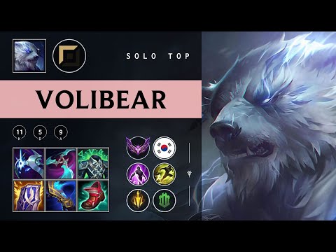 Volibear Top vs Sion - KR Master Patch 25.22