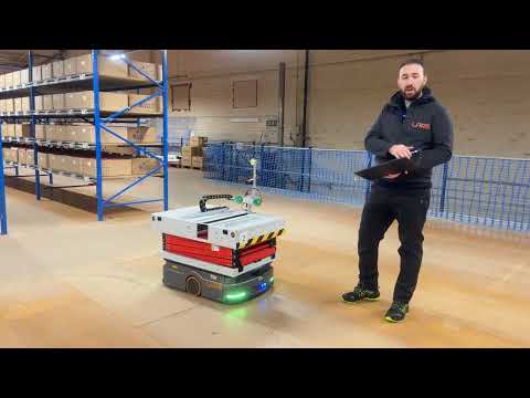 Lars robot joystick control for automated guided vehicle / manuel kontrol ile otonom robot kontrol