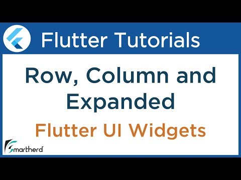 Flutter Row Column and Expanded widget Tutorial Flutter Dart Tutorial for beginners 2 4
