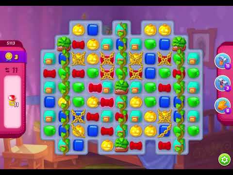 HomeScapes Level 5113 no boosters (11 moves)