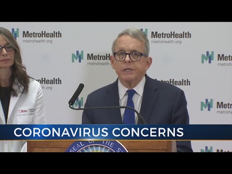 Mike DeWine向俄亥俄州發表講話，介紹如何為冠狀病毒做準備。 (Mike DeWine addresses Ohio on how to prepare for Coronavirus)