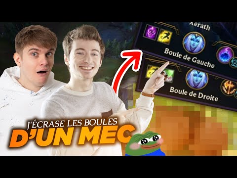 J'ÉCRASE LES DEUX BOULES D'UN MEC AVEC RHOBALAS