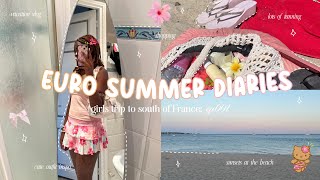 FRENCH RIVIERA VLOG *pt.1* 🌊☀️| exploring vallauris, beach days, sunsets, what i eat, cute outfits