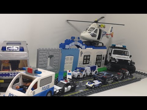 Lego Duplo Build Play Toys for Kids Children, Building Blocks Videos, Police Station., ASRM NO Voice Video
