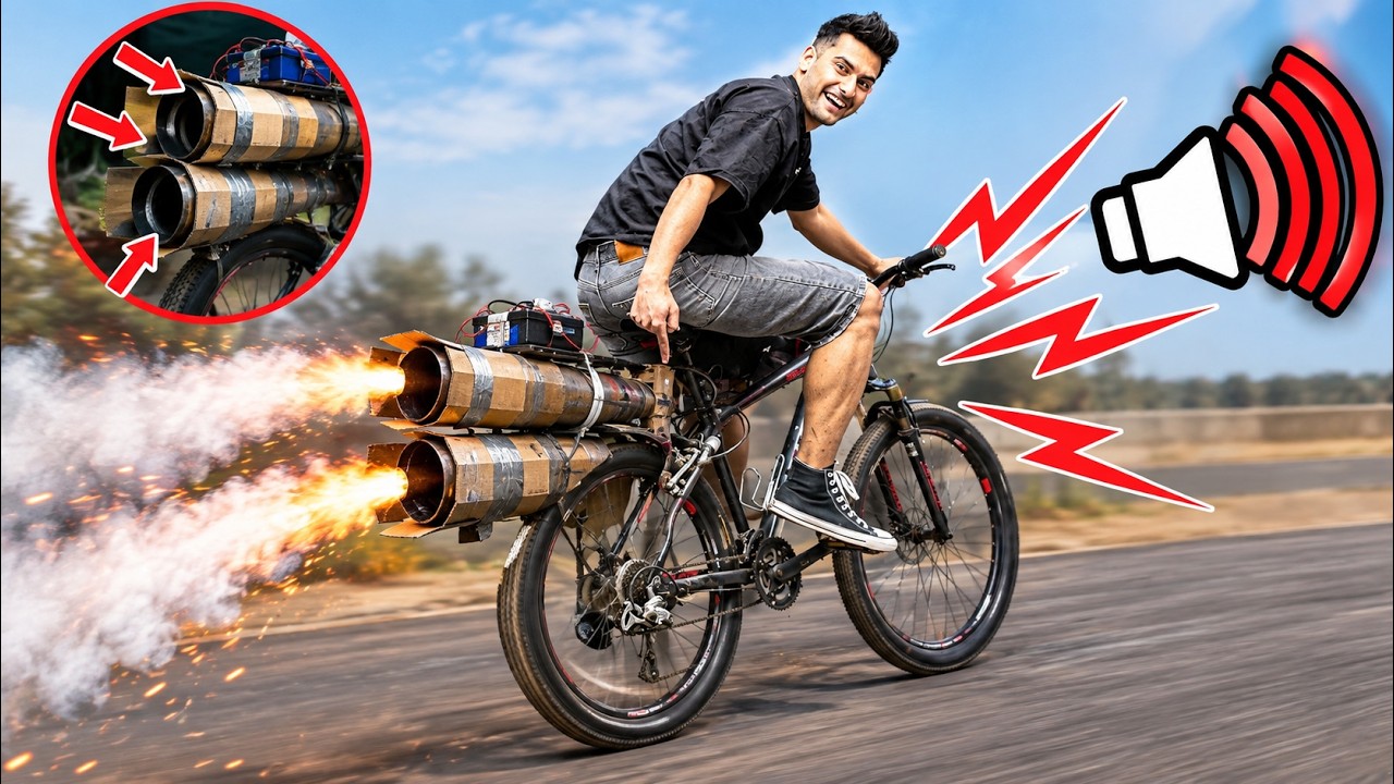 اگزوز پر صدا برای دوچرخه 🤩Loud exhaust for a bicycle