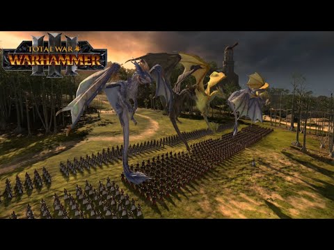 Hochelfen VS Kislev ⚔️ Total War: Warhammer 3 Cinematic Battle deutsch