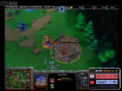 2005 Grand Final fourth day : WarCraft match : XIAOTvs4K_FoV