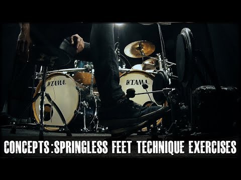 JamesPayneDrums.com - SPRINGLESS FOOT TECHNIQUE DRUM EXERCISES Preview