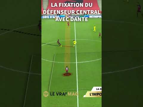 La fixation du défenseur central, par Dante
