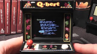 Q*bert Mini Arcade Gameplay Basic Fun Arcade Classics