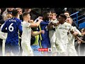 Chelsea and Leeds players brawl at full-time after late penalty 😳🍿