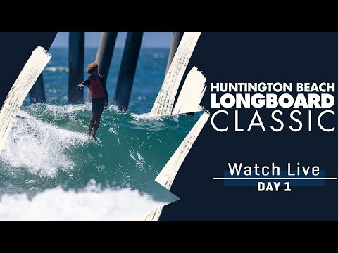 WATCH LIVE Huntington Beach Longboard Classic - Day 1