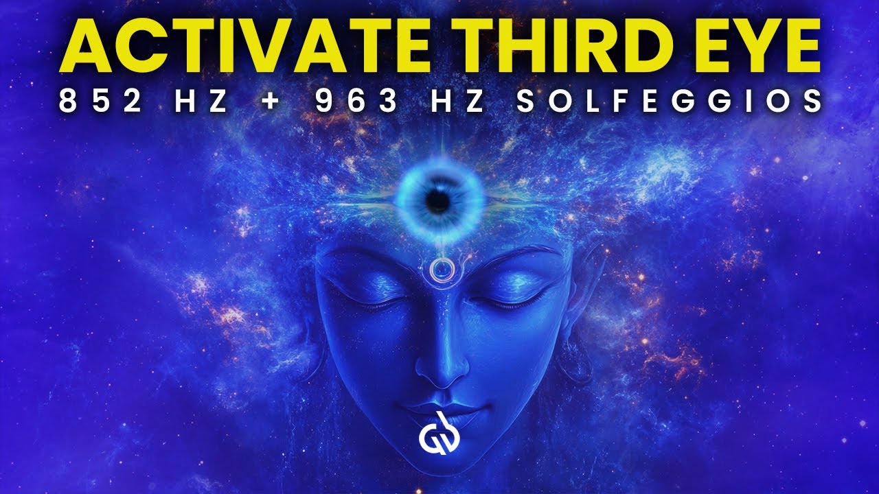 Activate the Third Eye: Pineal Gland Awakening with 852 Hz + 963 Hz Solfeggio