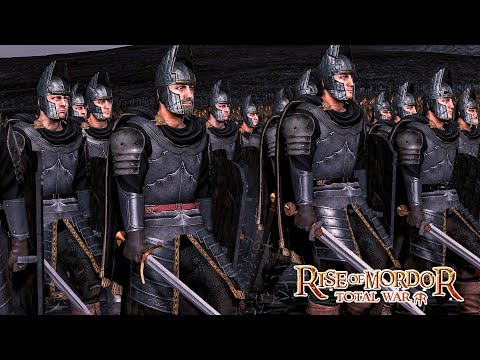 Rise Of Mordor - Gil Galad & Arnor Alliance Army Attack Mordor Sauron Orcs  - Cinematic Battle
