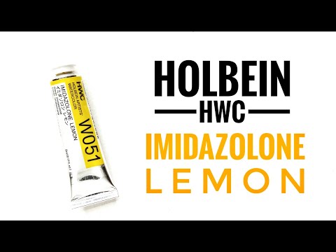Holbein HWC Imidazolone Lemon Watercolor - Quick Look & Comparison