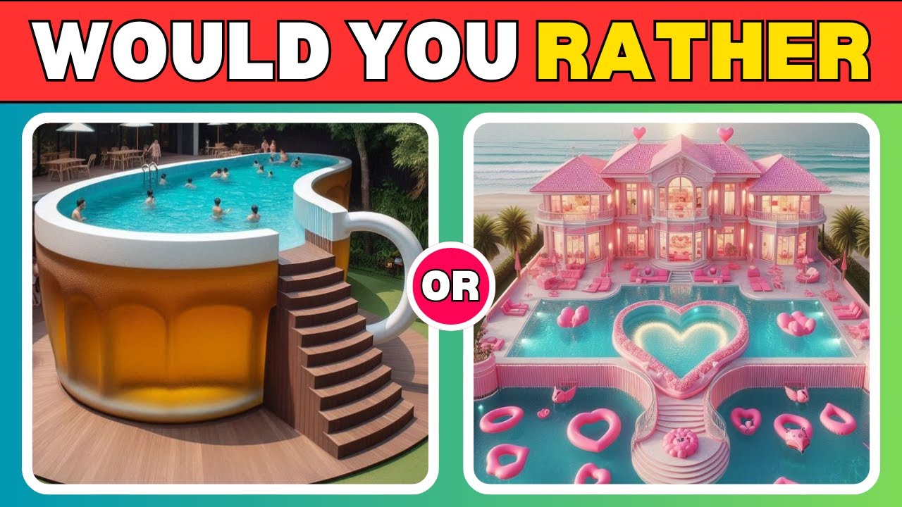 WOULD YOU RATHER - Build Your Dream House Quiz 🏠💞