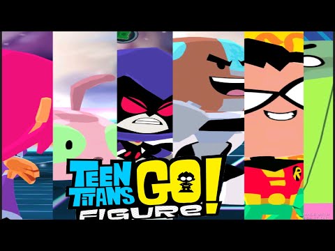 ALL TEEN TITANS In Martian Man Hunter Tournament-Teen Titans Go Figure