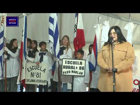 Mariela Montesano | Escuela 81 de Colonia Peirano celebró sus 100 años
