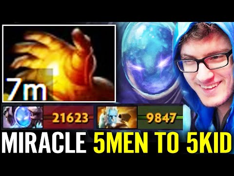 5MEN OR 5KID? NIGMA MIRACLE MVP Perspective 7m MIDAS Arc Warden WTF Fast Farm Guide Dota 2 Omega