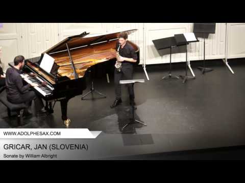 Dinant 2014 - GRICAR, Jan (Sonate by William Albright)