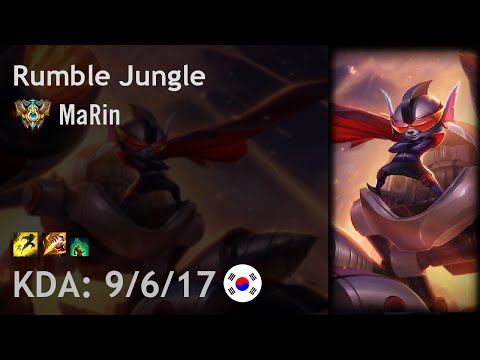 Rumble Jungle vs Lee Sin - MaRin - KR Challenger Patch 6.19