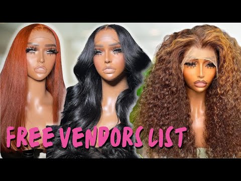 3 DROPSHIPPING WHOLESALE VENDORS FOR HAIR (No license...