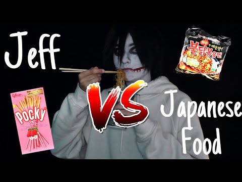 JEFF THE KILLER TRIES JAPANESE FOOD // Cosplay