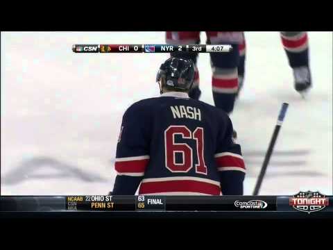 Rick Nash Game Winner Against Chicago Blackhawks 2/27/14