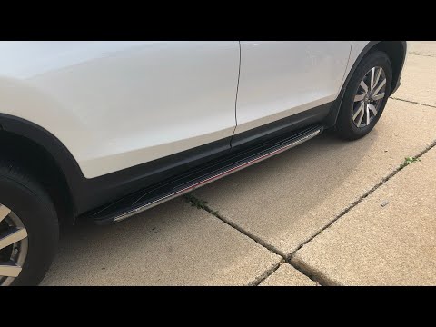 Running boards installed 2019 Honda Pilot.   Link in the description.