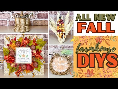 NEW FALL DIYS 2023 | MAKE A STATEMENT WITH THESE FARMHOUSE FALL DIYS