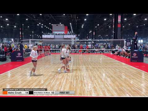 2023 USAV National Championship - Idaho Crush 14 Bower vs Drive Nation 14-Black