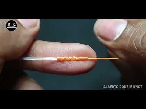 Alberto Double knot Connecting Braid To fluorocarbon || fishing knots