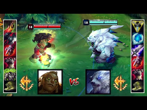 VOLIBEAR vs ILLAOI FULL BUILD FIGHTS & Best Moments!