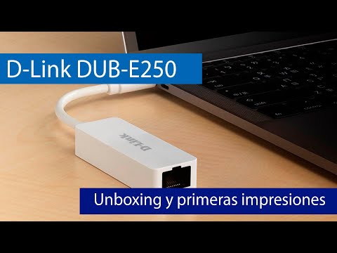 D-Link USB-C ir 2,5G Ethernet adapteris DUB-E250 video