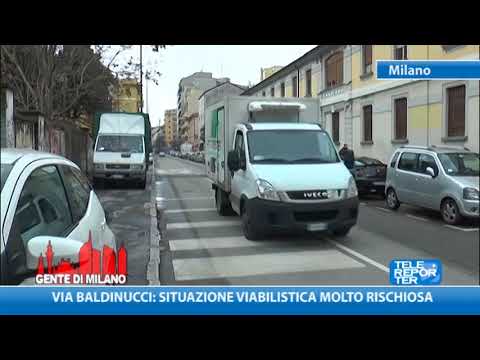 Via Baldinucci: very risky traffic situation