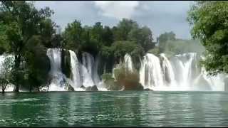 017 Босния и Герцеговина водопады КРАВИЦЕ road journey tourism mountains туризм путешествие отдых