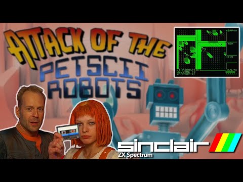 Attack of the Petscii Robots for the ZX Spectrum 48 level 1 walkthrough