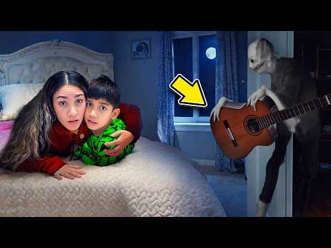 While We Were Inside The Room the Guitar Started To Play By Itself...