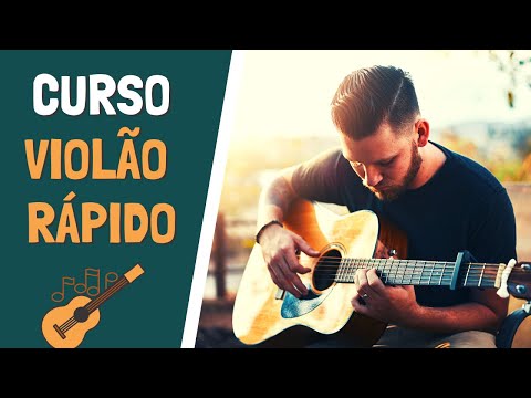Curso Violão Rápido - Aprenda de Uma Vez Por Todas - Ritmos/Batidas/Acordes/Pestanas