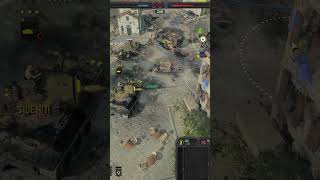 Brave Tiger Tank fought until the end... (Company of Heroes 3 Gameplay) #shorts