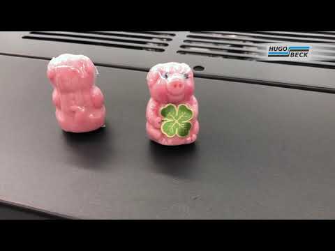 Marzipan-Figuren in Folienverpackung