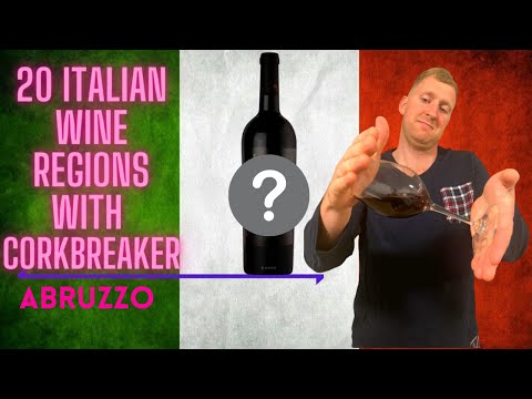 20 Italian Wine Regions with Corkbreaker - Abruzzo
